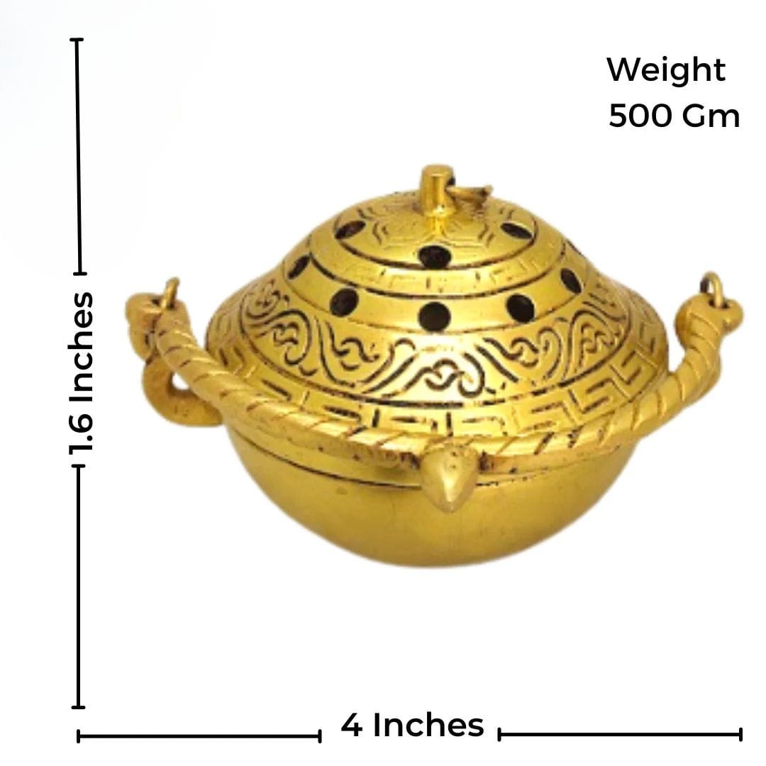Brass Small Dhoop Burner